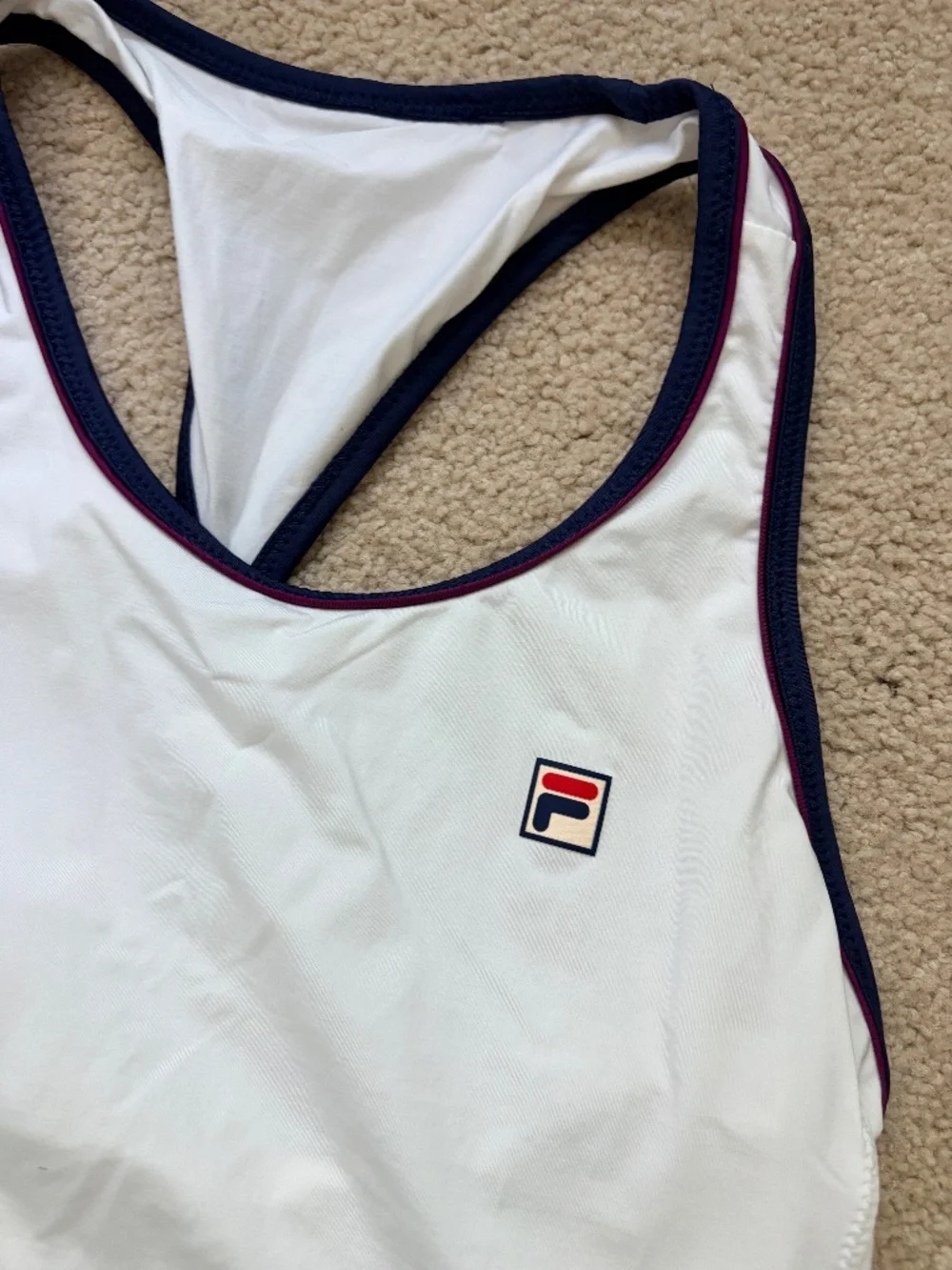 Women's FILA matching tennis tank and skort size M